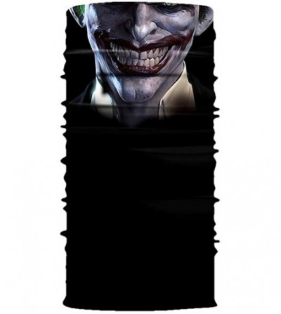Balaclavas Joker Print Face Mask- Rave Bandana- Neck Gaiter- Scarf- Summer Balaclava for Dust Wind UV Protection - Jki - CO19...