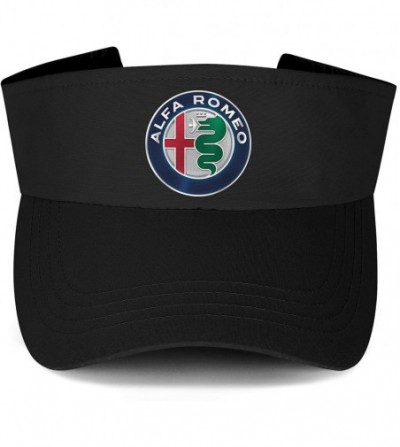 Visors Sun Sports Visor Hat McLaren-Logo- Classic Cotton Tennis Cap for Men Women Black - Alfa Romeo Sports - CK18AKN5836