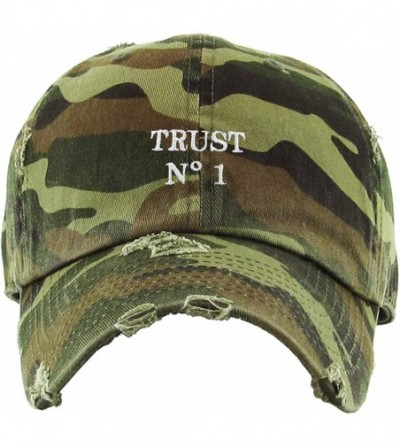 Baseball Caps Dad Hat Trust No One Hustle Savage Vibe Baseball Cap Adjustable Cotton Vintage - CT18T95Y64L